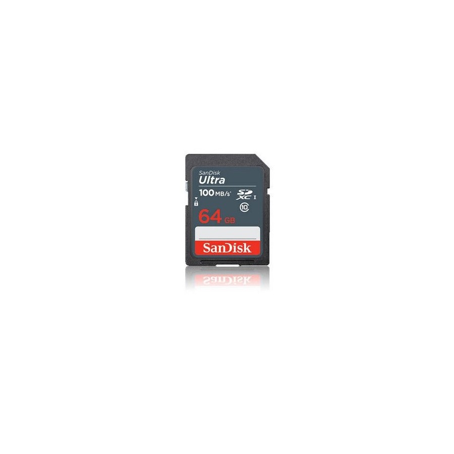 Sandisk ultra 64gb sdxc mem card 100mb/s