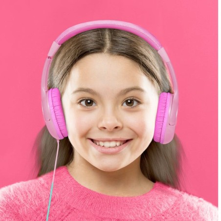 Celly kidsbeat auriculares alámbrico diadema música rosa