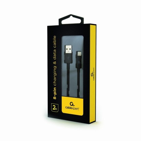 Cablexpert cc-usb2p-amlm-2m cable de lighting negro
