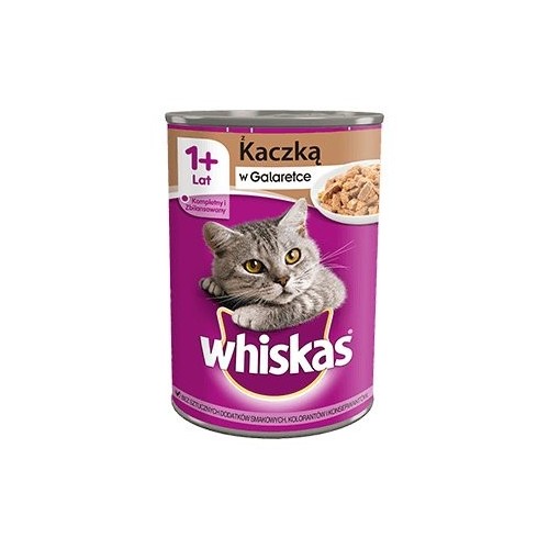 Whiskas adult pato - lata 400g