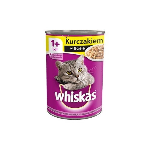 Whiskas adult pollo - lata 400g