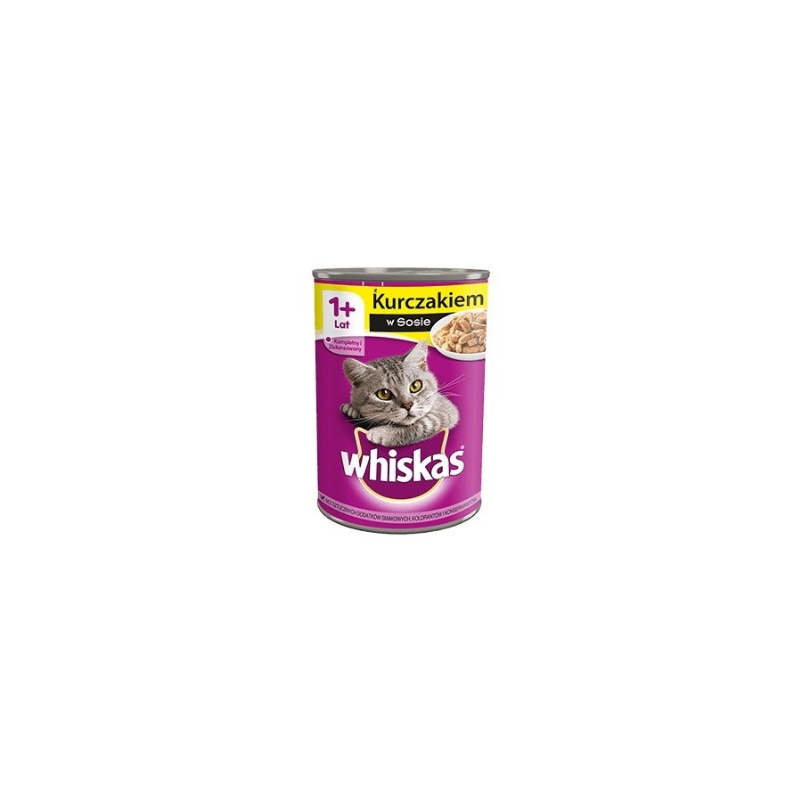 Whiskas adult pollo - lata 400g