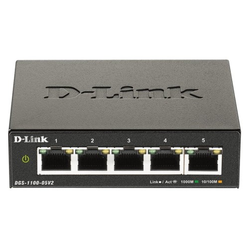 D-link switch 5 puertos 10/100/1gbit easysmart