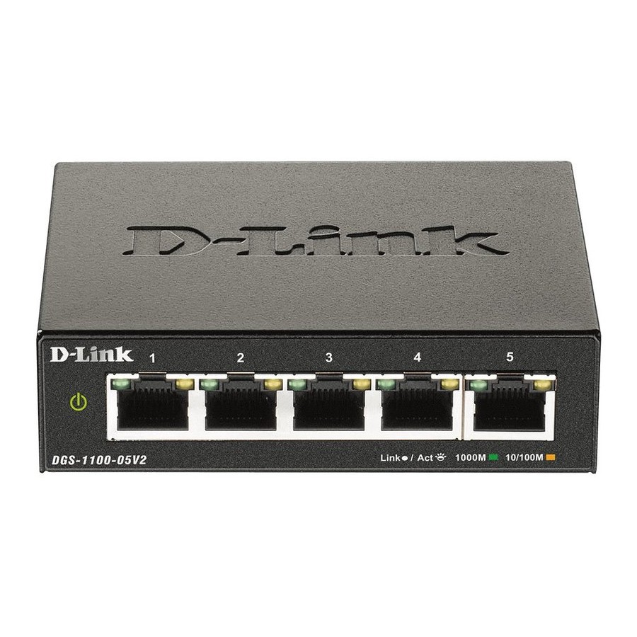 D-link switch 5 puertos 10/100/1gbit easysmart