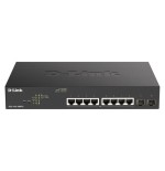 Switch d link 10 puertos gestionable 2 gigabit poe