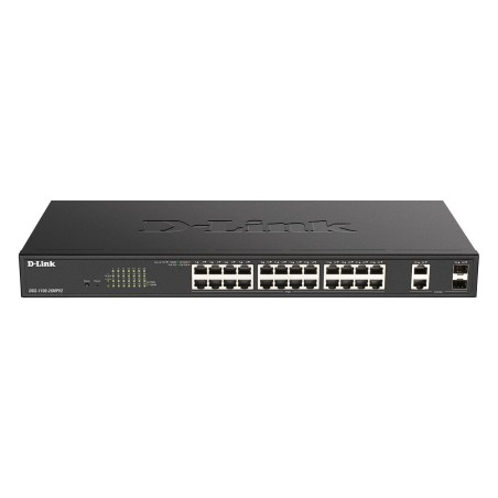 D-link switch 26 puertos 10/100/1gbit poe max power + 2 sfp