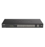 D-link switch 26 puertos 10/100/1gbit poe max power + 2 sfp