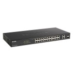 D-link switch 26 puertos 10/100/1gbit poe max power + 2 sfp