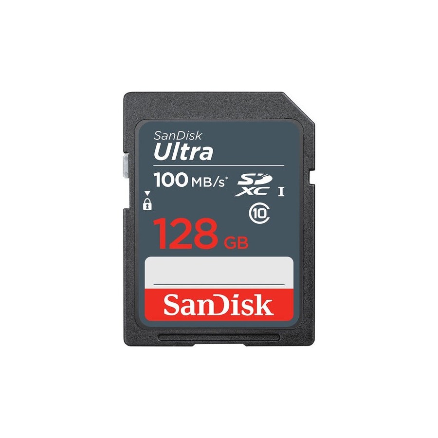 Sandisk ultra 128gb sdxc mem card 100mb