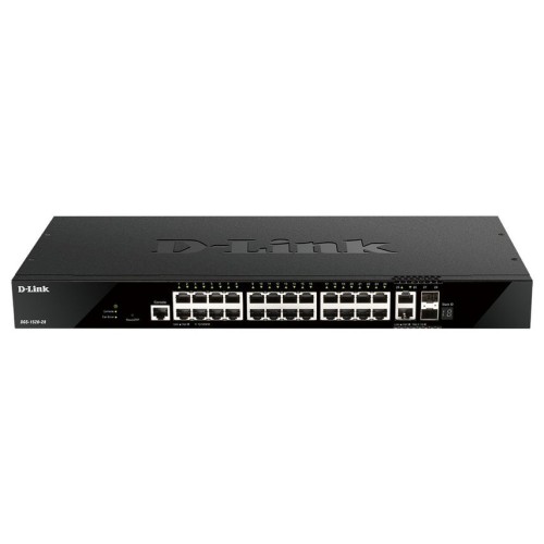 Switch gestionable d-link dgs-1520-28 28 puertos rj-45 10 100 1000 sfp