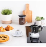 Cafetera italiana bialetti new moka induction negro 2 tazas