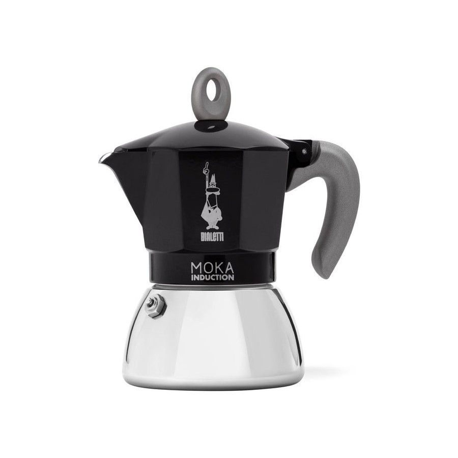 Cafetera italiana bialetti new moka induction 6 tz negro