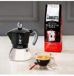 Cafetera italiana bialetti new moka induction 6 tz negro