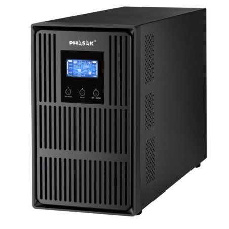 Sai online phasak conqueror pro 3000 va online lcd 3000va-2700w 3 salidas formato torre