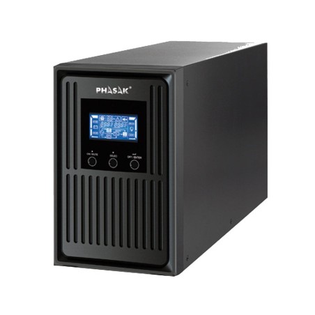 Sai online phasak conqueror pro 3000 va online lcd 3000va-2700w 3 salidas formato torre