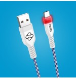 Cable usb 2.0 fr-tec premium led para ps5 usb tipo-c macho usb macho 3m blanco