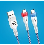Cable usb 2.0 fr-tec premium led para ps5 usb tipo-c macho usb macho 3m blanco