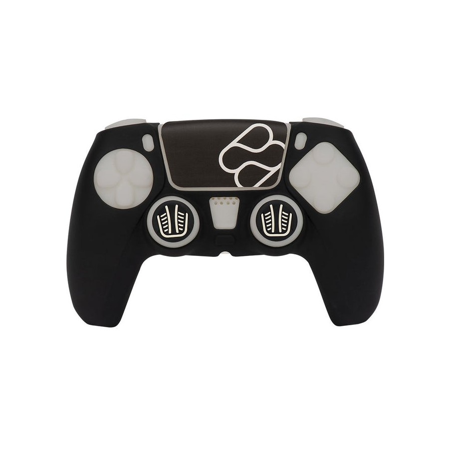 Funda silicona + grips fr-tec custom kit basics para mando ps5 negro
