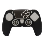 Funda silicona + grips fr-tec custom kit basics para mando ps5 negro