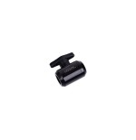 Racor valvula vaciado 2 vias alphacool negro llave paso 2xg1/4 17142