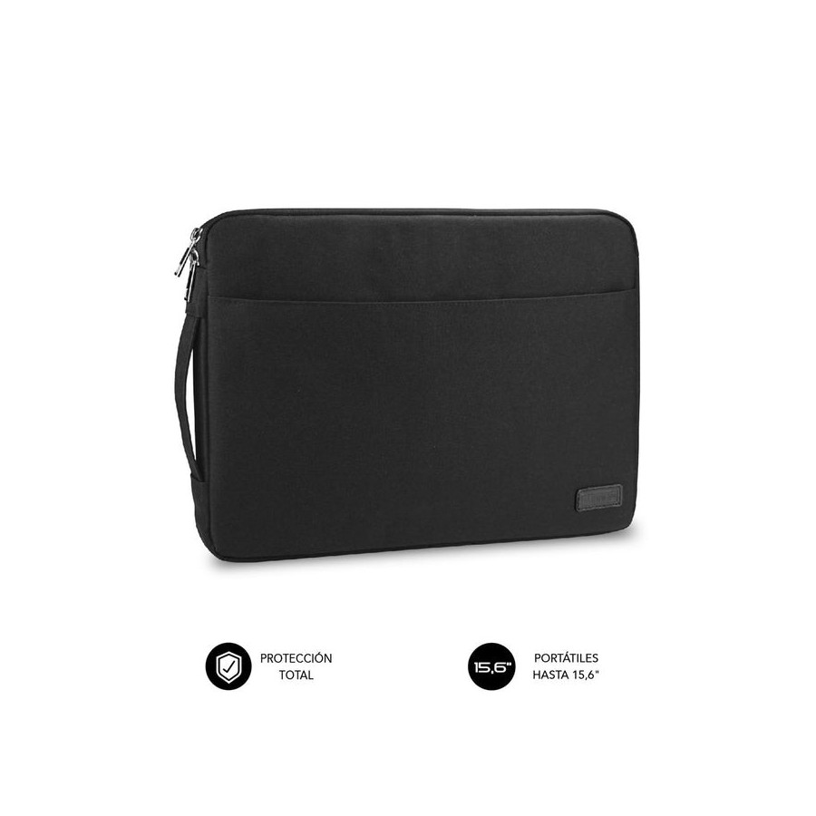 Funda subblim urban laptop sleeve para portátiles hasta 15.6'/ negro
