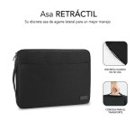 Funda subblim urban laptop sleeve para portátiles hasta 15.6'/ negro