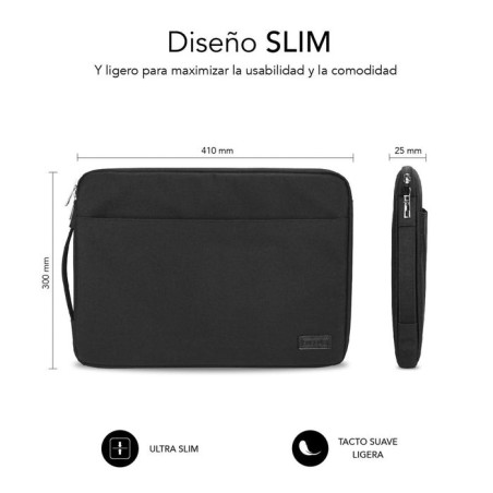 Funda subblim urban laptop sleeve para portátiles hasta 15.6'/ negro