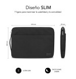 Funda subblim urban laptop sleeve para portátiles hasta 15.6'/ negro