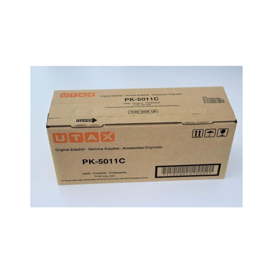 Utax toner kit pk-5011c cyan (pk-5011c)(1t02nrcut0)