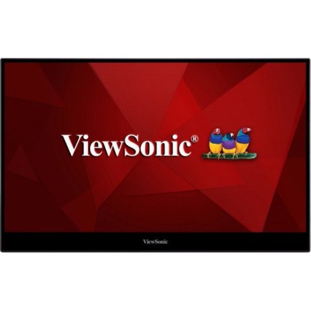 Monitor viewsonic tactil led 15.6" ips full hd 6.5ms altavoces 1.6w usb-c, mini hdmi negro