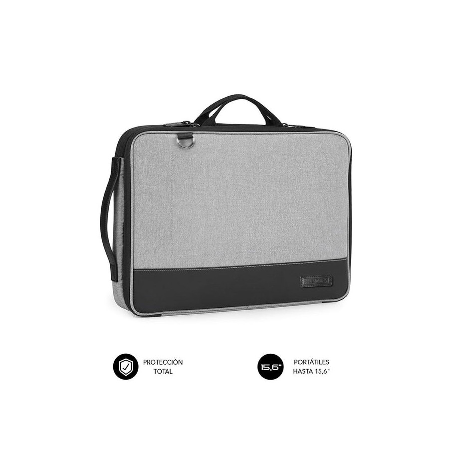 Maletín subblim advance laptop sleeve para portátiles hasta 14'/ gris