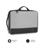 Maletín subblim advance laptop sleeve para portátiles hasta 14'/ gris