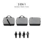Maletín subblim advance laptop sleeve para portátiles hasta 14'/ gris