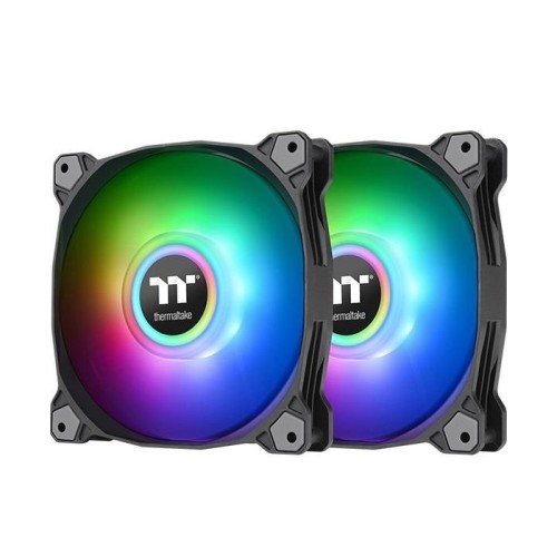 Ventilador 140x140 thermaltake pure duo 14 argb - vent 140x140mm argb - 1500 rpm
