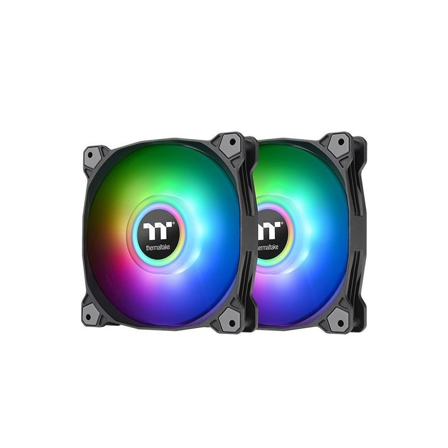 Ventilador 140x140 thermaltake pure duo 14 argb - vent 140x140mm argb - 1500 rpm