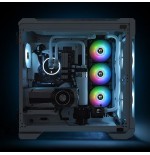 Ventilador 140x140 thermaltake pure duo 14 argb - vent 140x140mm argb - 1500 rpm