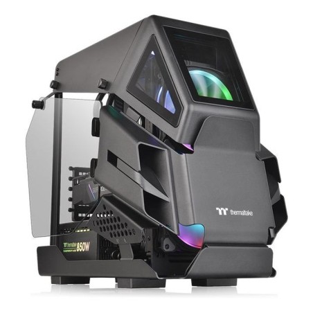 Caja pc thermaltake torre m-atx ah t200 negro 2xcristal templado ca-1r4-00s1wn-00