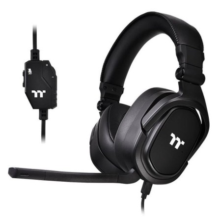 Auriculares + micro thermaltake argent h5 gaming negr 50mm/micro bidireccional desmontable/plegables ght-thf-anecbk-30