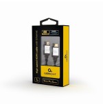 Gembird cable hdmi  high speed ethernet ''select plus series'', 1m trenzado gris