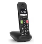 Telefono fijo inalambrico gigaset e290 teclas grandes y pantalla de alta visibilidad 150 contactos negro