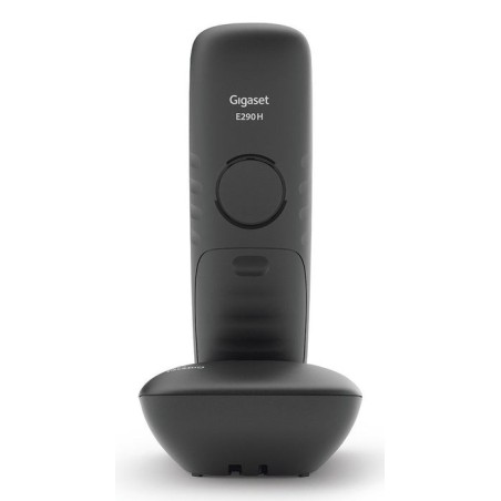 Telefono fijo inalambrico gigaset e290 teclas grandes y pantalla de alta visibilidad 150 contactos negro