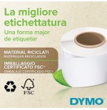 Dymo durable blanco etiqueta para impresora autoadhesiva