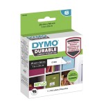 Dymo durable blanco etiqueta para impresora autoadhesiva