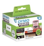 Dymo cinta adhesiva durable labelwriter labels 102x59mm  negro sobre fondo blanco