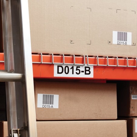Dymo cinta adhesiva durable labelwriter labels 102x59mm  negro sobre fondo blanco