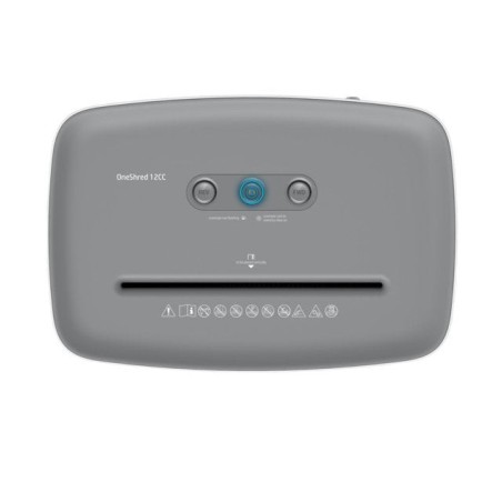 Hp oneshred 2802 - destructora de papel (12 cc, nivel de seguridad p-4, corte cruzado, 12 hojas)