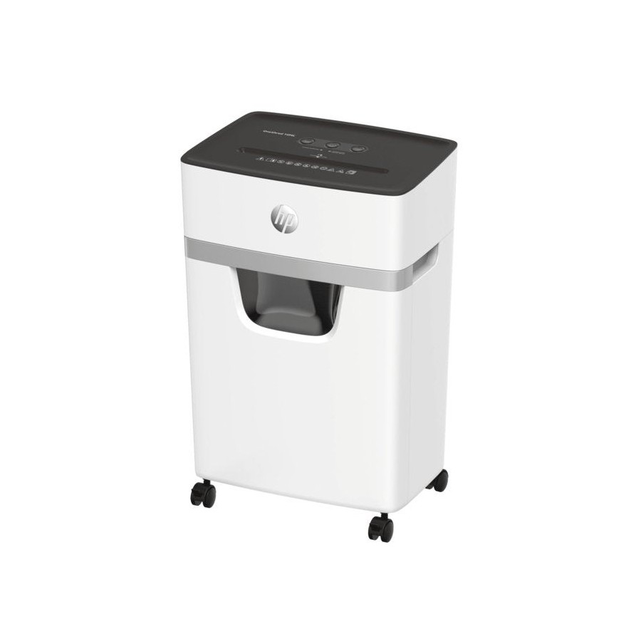 Hp oneshred 2804 - destructora de papel (10 mc, nivel de seguridad p-5, microcorte, 10 hojas)