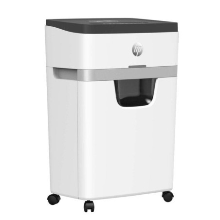 Destructora hp oneshred 12mc, micro corte, p-5, 12 tarjetas, 25l, gris claro