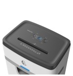 Destructora hp oneshred 12mc, micro corte, p-5, 12 tarjetas, 25l, gris claro