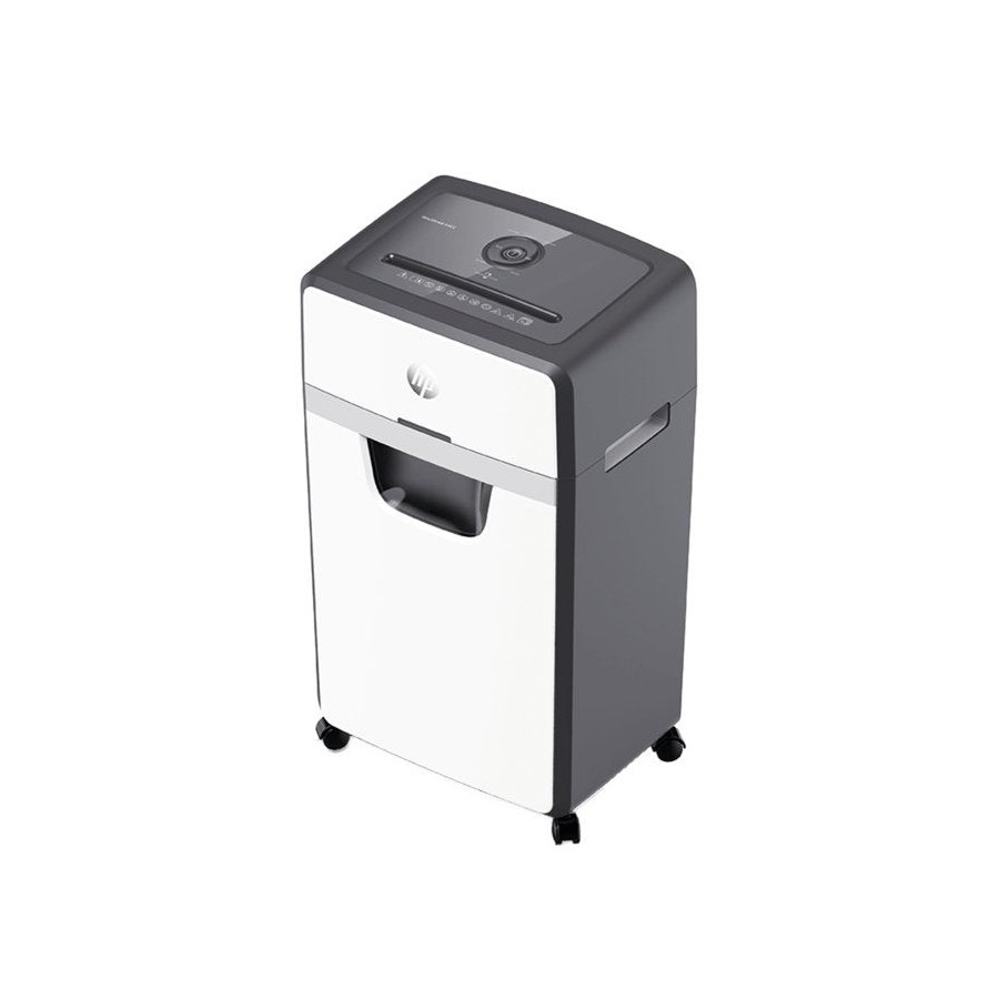 Destructora hp oneshred 24cc, recortes, p-4, 24 tarjetas, 30l, gris claro